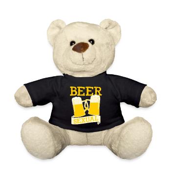 Bière Witz Braumeister Bierbrauer - Nounours - noir - Devant