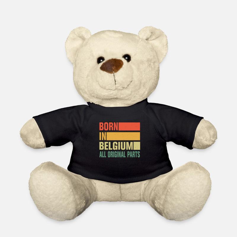 Né en Belgique - Nounours - noir