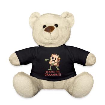 Halloween Sandwich Zombie Sandwich Lovers - Nounours - noir - Devant