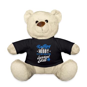 Knitter Häkelgarn Nadeln Stricken - Teddy - Schwarz - Vorne
