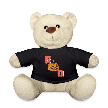 Citrouille d’Halloween - Boo - Nounours - noir - Devant