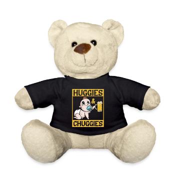Huggies and Chuggies 20 - Teddy Bear - black - Front