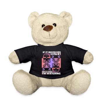Wilder Westen Wildwest Filme lustiger Spruch Skull - Teddy - Schwarz - Vorne