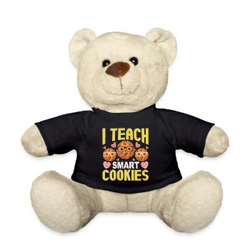 Funny teacher I teach smart cookies - Teddy Bear - black - Front