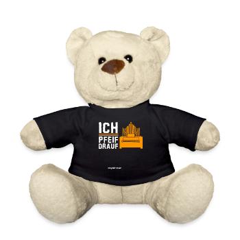 Orgel Ich pfeif drauf Organist - Teddy - Schwarz - Vorne