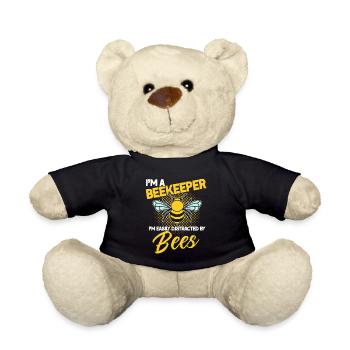 Beekeeping Beekeepers Bees Honey Beekeepers - Teddy Bear - black - Front