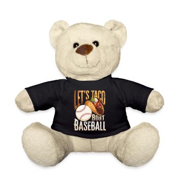 Let’s Taco Bout Baseball - Nounours - noir - Devant
