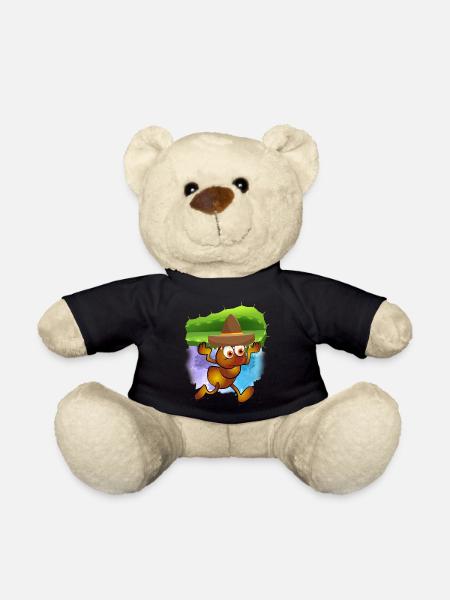 Fourmi brune avec charro et captus - Nounours - noir