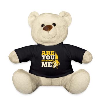 Are You Squidding Me Banana Octopus Fruity Squid - Teddy - Schwarz - Vorne