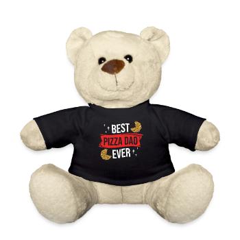 Best Pizza Dad Ever - Teddy Bear - black - Front