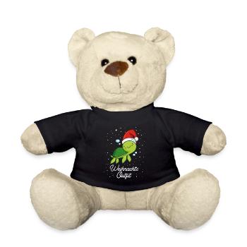 Weihnachtsoutfit - Teddy - Schwarz - Vorne