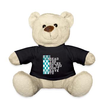 I Read the rules so you don't have to - Teddy Bear - black - Front