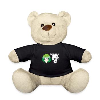 Dieses Anime Mädchen ist jetzt 12 Jahre alt Anime - Teddy - Schwarz - Vorne