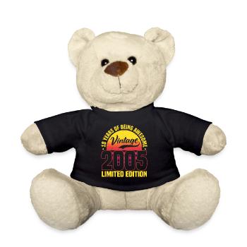 18 years old Vintage 2005 Limited Edition 18. - Teddy Bear - black - Front