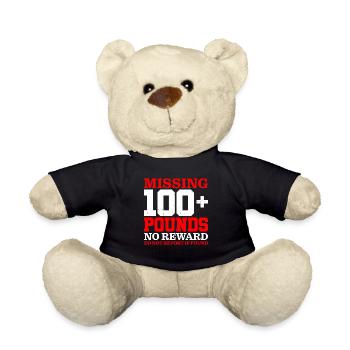 100+ livres manquantes, pas de récompense, ne pas signaler 3 - Nounours - noir - Devant