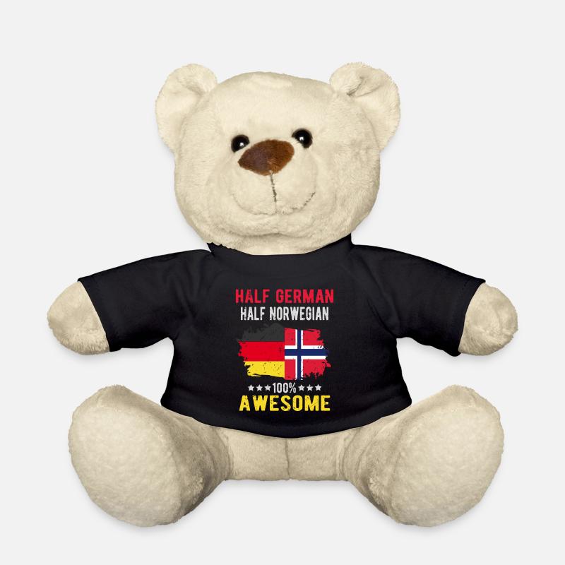 Halb Deutsch Halb Norweger - Teddy - Schwarz