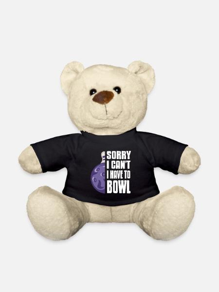 Sorry i cant i have to Bowl - Teddy - Schwarz