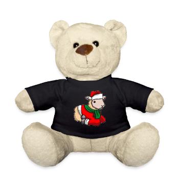 Mouton avec pull de Noël - Nounours - noir - Devant