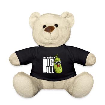Je suis un peu un grand amateur de cornichons drôle à l’aneth végétalien - Nounours - noir - Devant