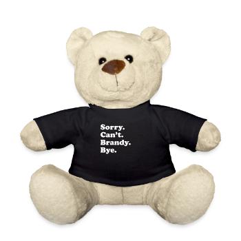 Entschuldigung, Kann Nicht Verabschieden - Brandy - Teddy - Schwarz - Vorne