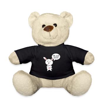 Lebe Lache Lass Mich In Ruhe - Teddy - Schwarz - Vorne