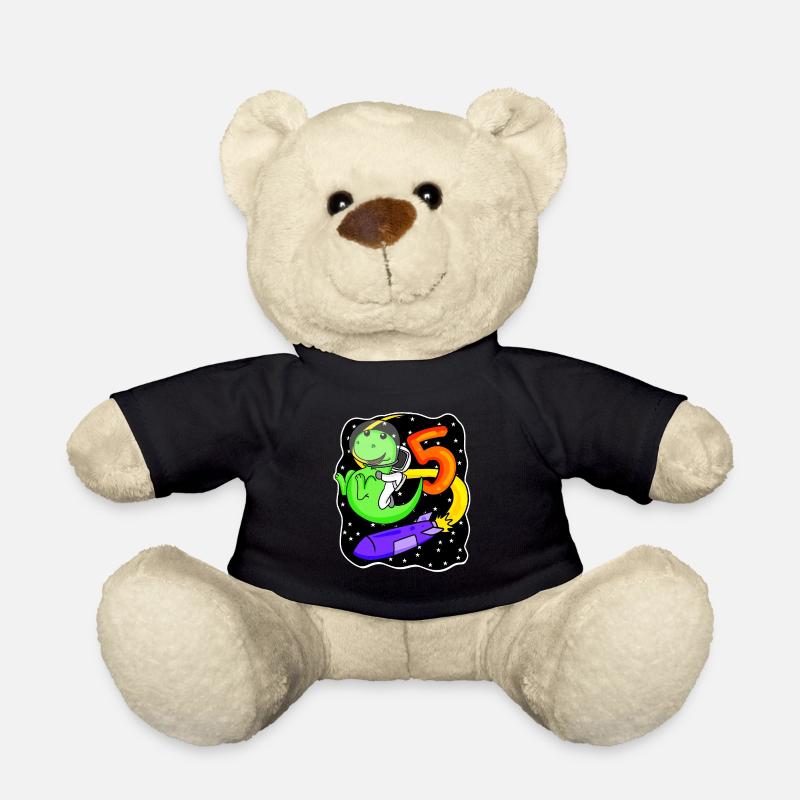 Junge 5 Jahre alt - 5. Geburtstag Geschenk - Teddy - Schwarz
