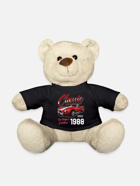 Je ne suis pas vieux Je suis une voiture classique vintage née en 1988 - Nounours - noir