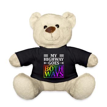 Mein Highway Geht In Beide Richtungen Lgbt - Teddy - Schwarz - Vorne