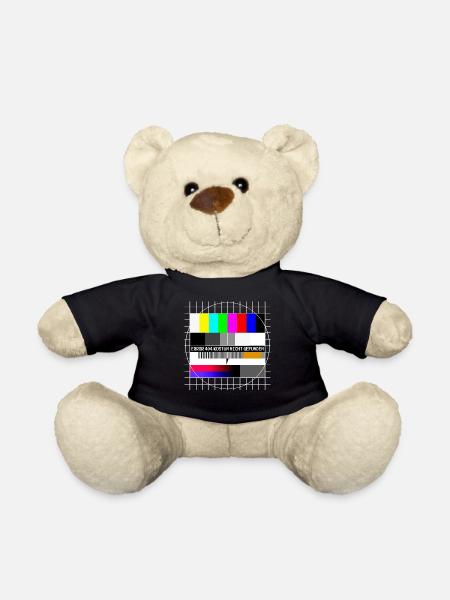 Testbild Error 404 Kostüm Nicht Gefunden Karneval - Teddy - Schwarz