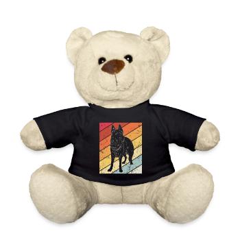 Deutscher Schäferhund Hundeliebe Motiv Hundehalter - Teddy - Schwarz - Vorne