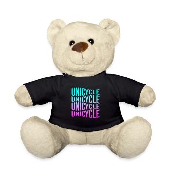 Unicycle - Teddy Bear - black - Front