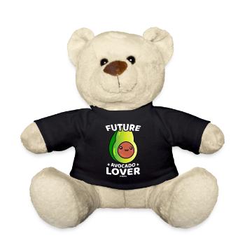 Future Avocado Lover - Teddy Bear - black - Front