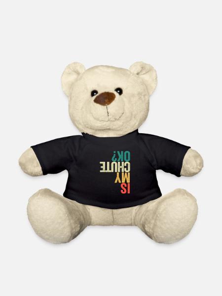 Ist mein Fallschirm in Ordnung Lustig Fallschirm - Teddy - Schwarz