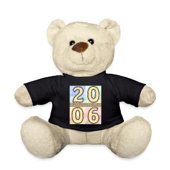 BIRTHDAY YEAR 2006 - Teddy Bear - black - Front