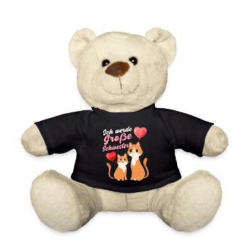 Ich Werde Große Schwester Family Siblings Love - Teddy - Schwarz - Vorne
