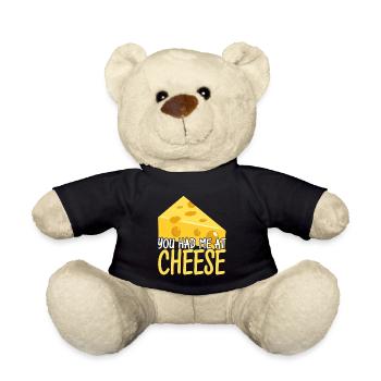 Amateurs de fromage Gouda - Nounours - noir - Devant