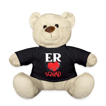 Infirmière d’urgence Premiers soins - Nounours - noir - Devant