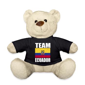 Team Ecuador Football - Teddy Bear - black - Front
