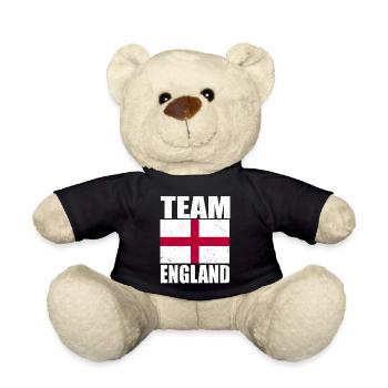 Équipe d’Angleterre de football - Nounours - noir - Devant