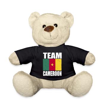 Équipe du Cameroun de football - Nounours - noir - Devant