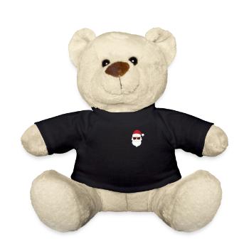 Weihnachten - Merry Christmas - Bad Santa - Teddy Bear - black - Front