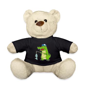 Pêche au poisson crocodile - Nounours - noir - Devant