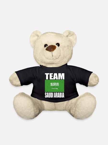 Team Saudi-arabien Fußball - Teddy - Schwarz