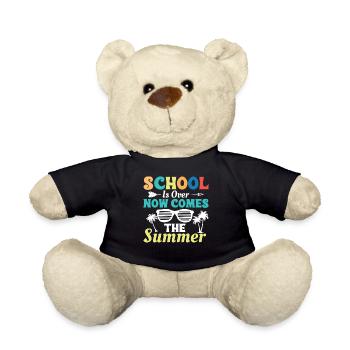 Die Schule Ist Jetzt Vorbei Jetzt Kommt Der Sommer - Teddy - Schwarz - Vorne