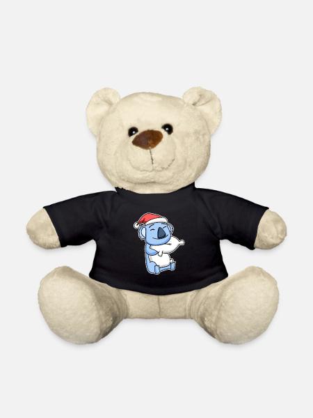 Koala Weihnachten Schlafen Schlaf Ausschlafen - Teddy - Schwarz
