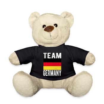 Germany Flag - Teddy Bear - black - Front