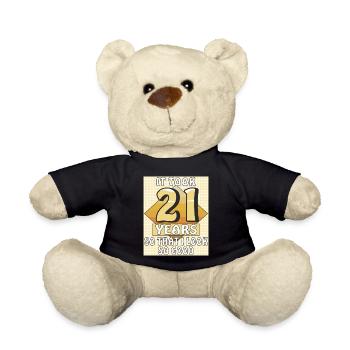 IT TOOK 21 YEARS - Teddy Bear - black - Front