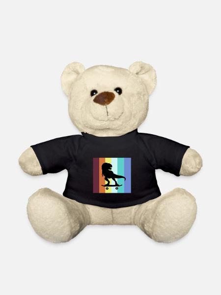 Skateboard Trex Skater Skateboard - Teddy Bear - black