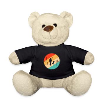 Chasse Retro Heartbeat - Nounours - noir - Devant