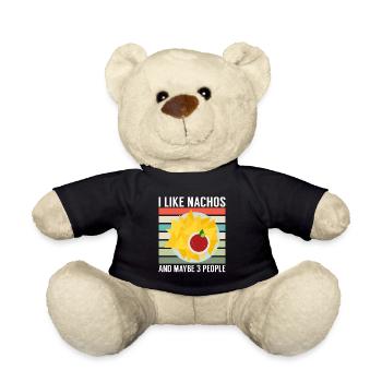 Nacho Lover Nacho Geschenk Mexikanisches Essen - Teddy - Schwarz - Vorne
